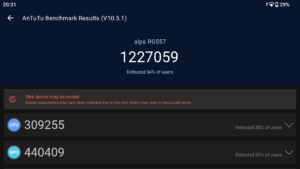Anbernic RG 557 Benchmarks System und Software 3