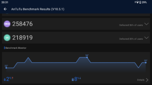 Anbernic RG 557 Benchmarks System und Software 4