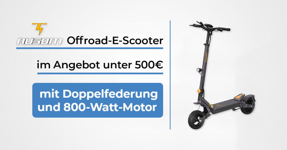 Ausom E Scooter Offroad Banner Juni 2025