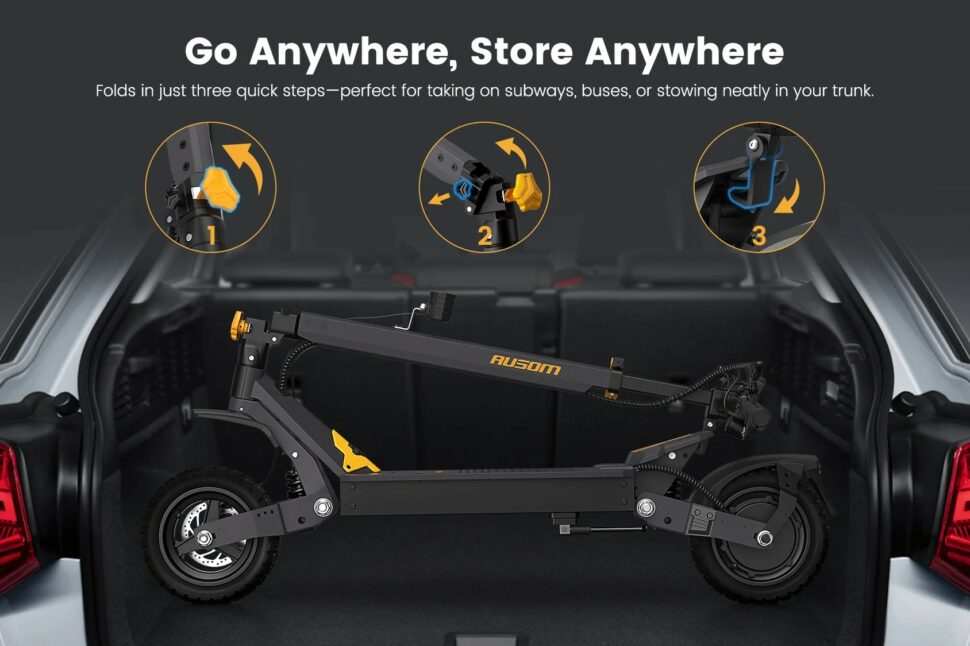 Ausom L1 E Scooter Deal Juni 25 3