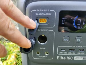 Bluetti Elite 100 V2 Anschluesse 2 Bluetti Elite 100 V2 Anschluesse 2