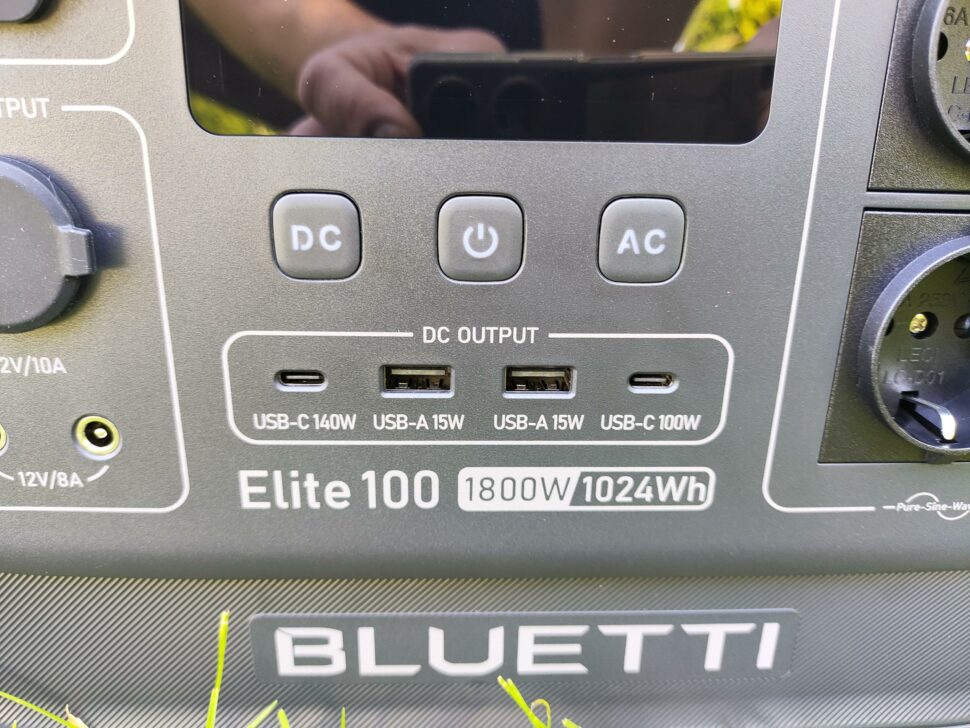 Bluetti Elite 100 V2 Anschluesse 3