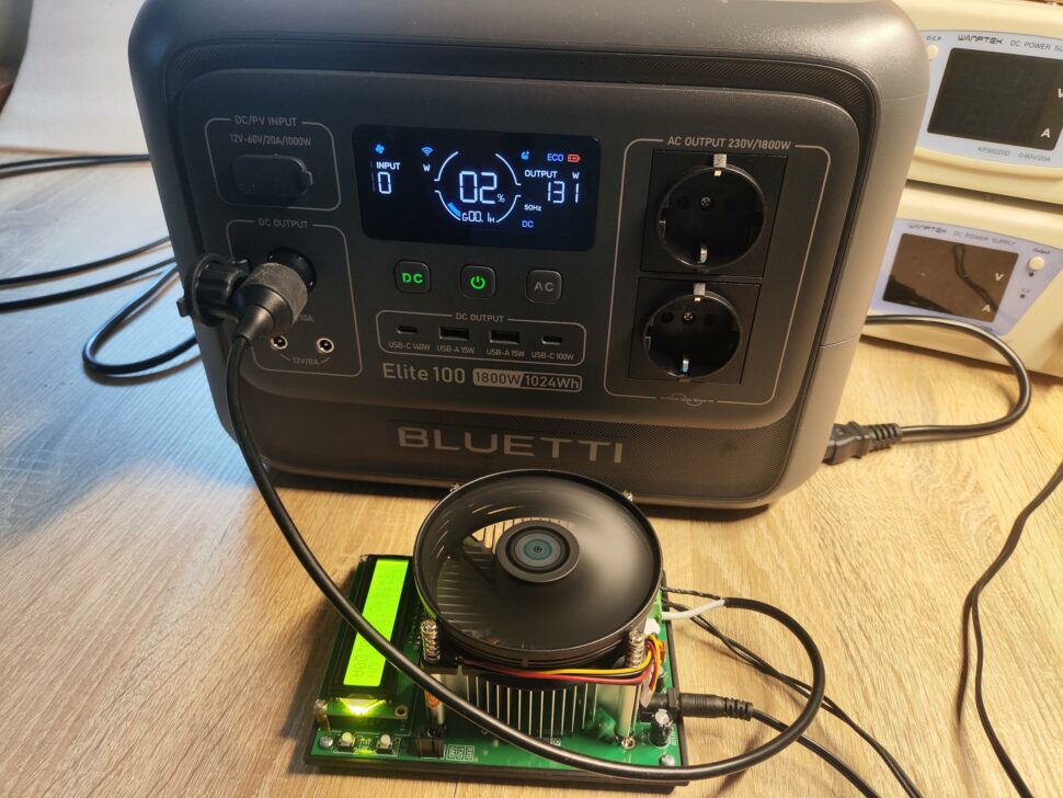 Bluetti Elite 100 V2 DC Test 1