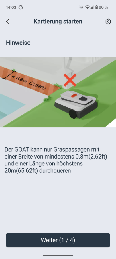 Ecovacs GOAT A1600 RTK App 02