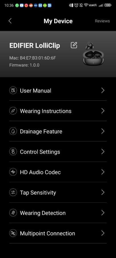 Edifier LolliClip Test App 4