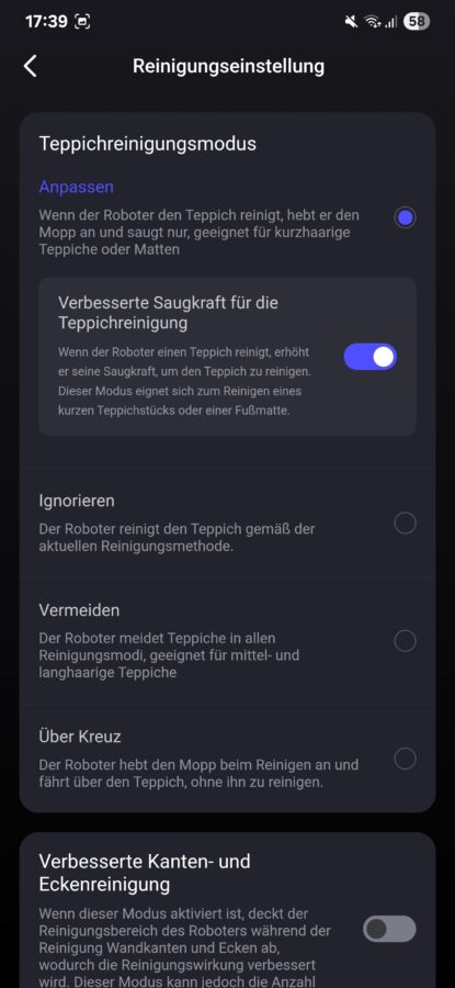 Eureka J15 Pro Ultra Appfunktionen 3