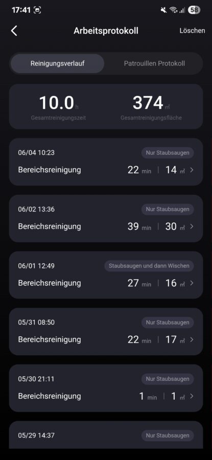 Eureka J15 Pro Ultra Appfunktionen 7