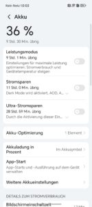 Test Honor400 Lite Akku