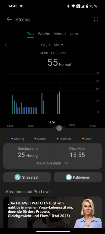 Huawei Watch Fit 4 Pro Test Gesundheitsmanagement Spo2