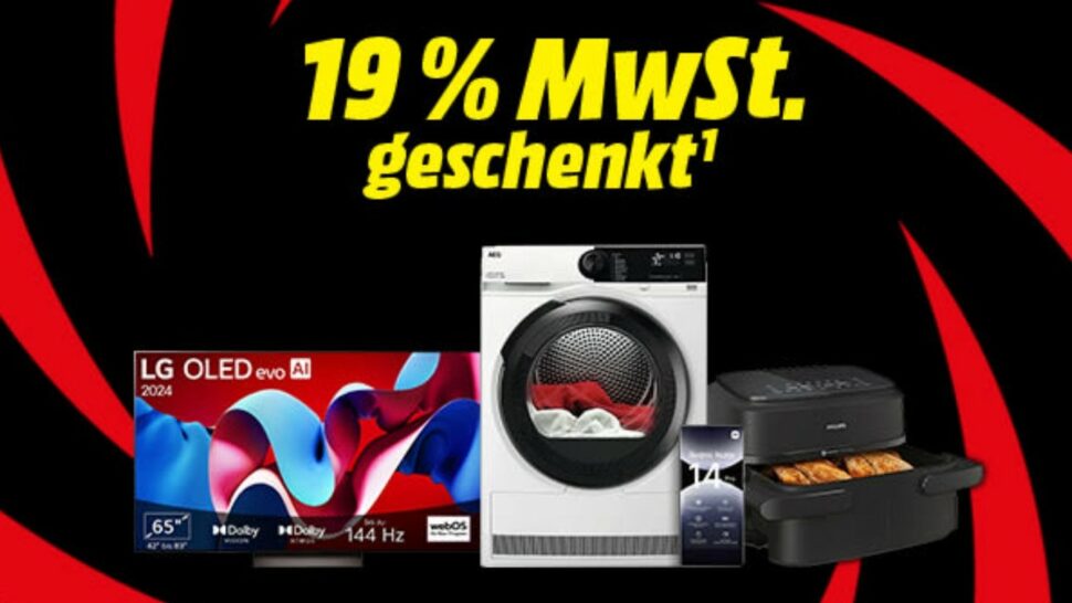Mehrwertsteuer Aktion MediaMarkt Juni 2025 Beitragsbild
