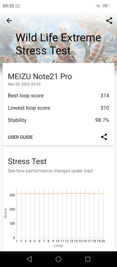 Meizu Note 21 Pro Display Leistung 1