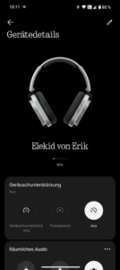 Nothing Headphone 1 Test App Allgemein 4