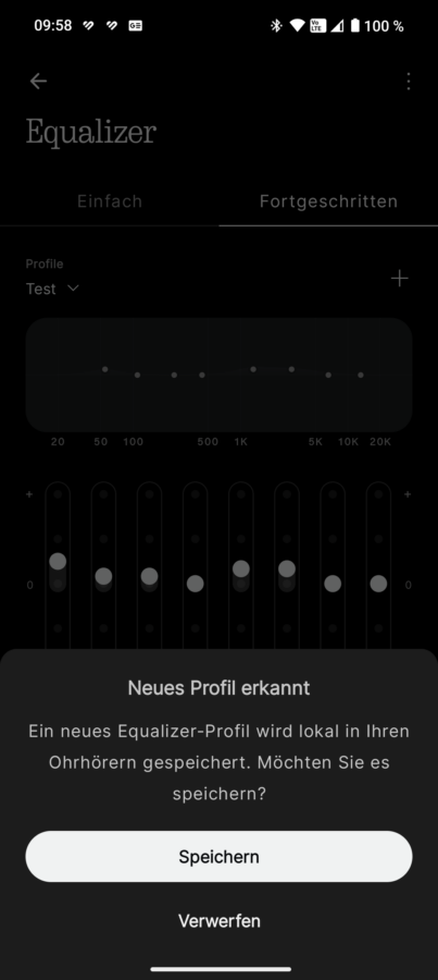 Nothing Headphone 1 Test App Equalizer 1
