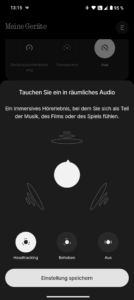 Nothing Headphone 1 Test App Spatial Audio