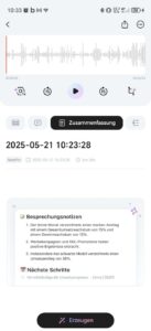 Plaud Notepin System und Software 10