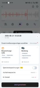 Plaud Notepin System und Software 12