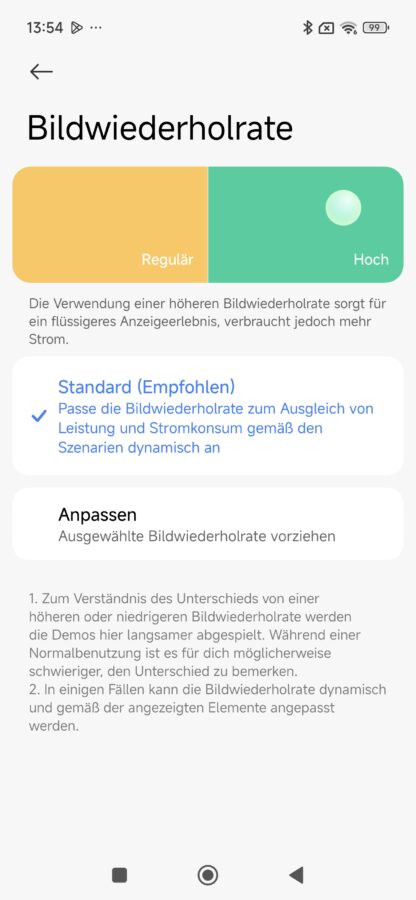 Poco F7 Display Settings 2