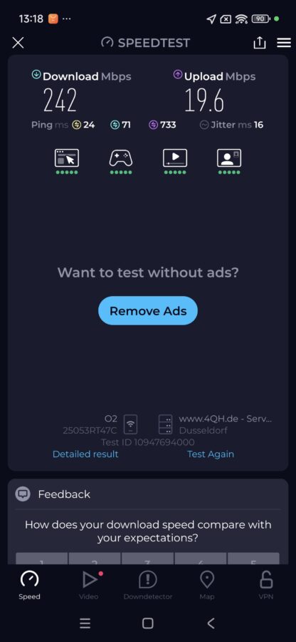 Poco F7 speedtest