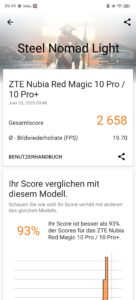 RedMagic 10S Pro Test 3D Mark 1