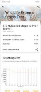 RedMagic 10S Pro Test GPU Stress mit Luefter 2