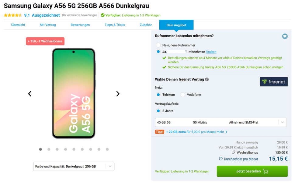 Samsung A56 Gomibo Telekom