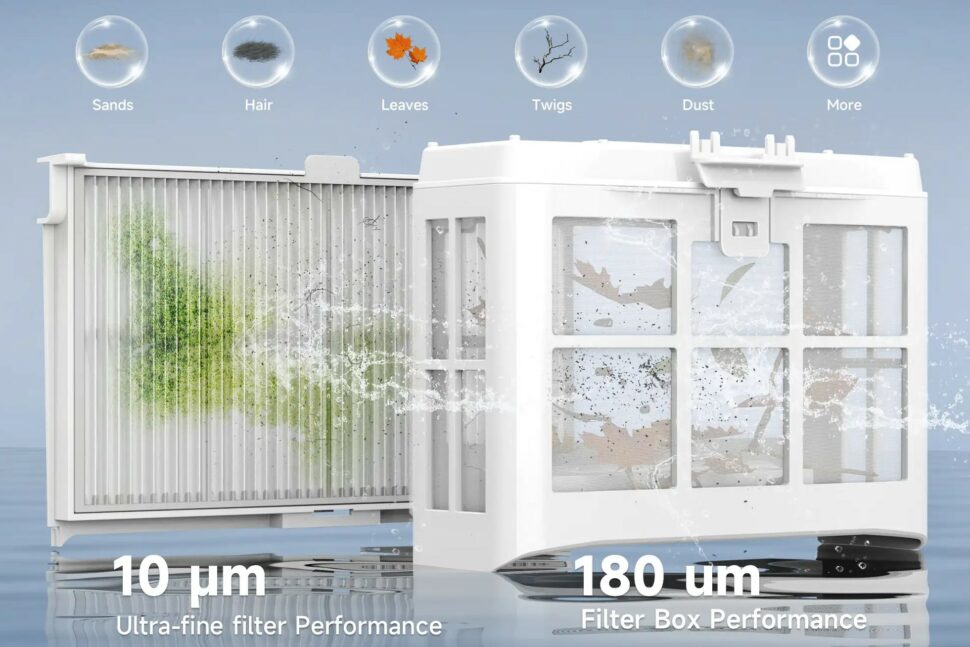 Wybot C2 Poolroboter vorgestellt  Filter
