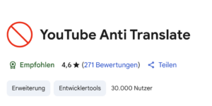 youtube antitranslate