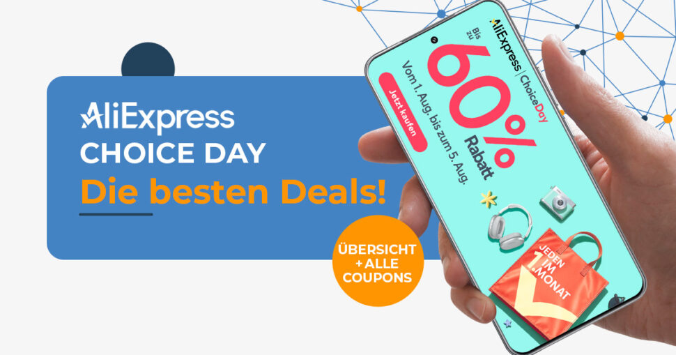 AliExpress Choice Day Big Banner August 2025