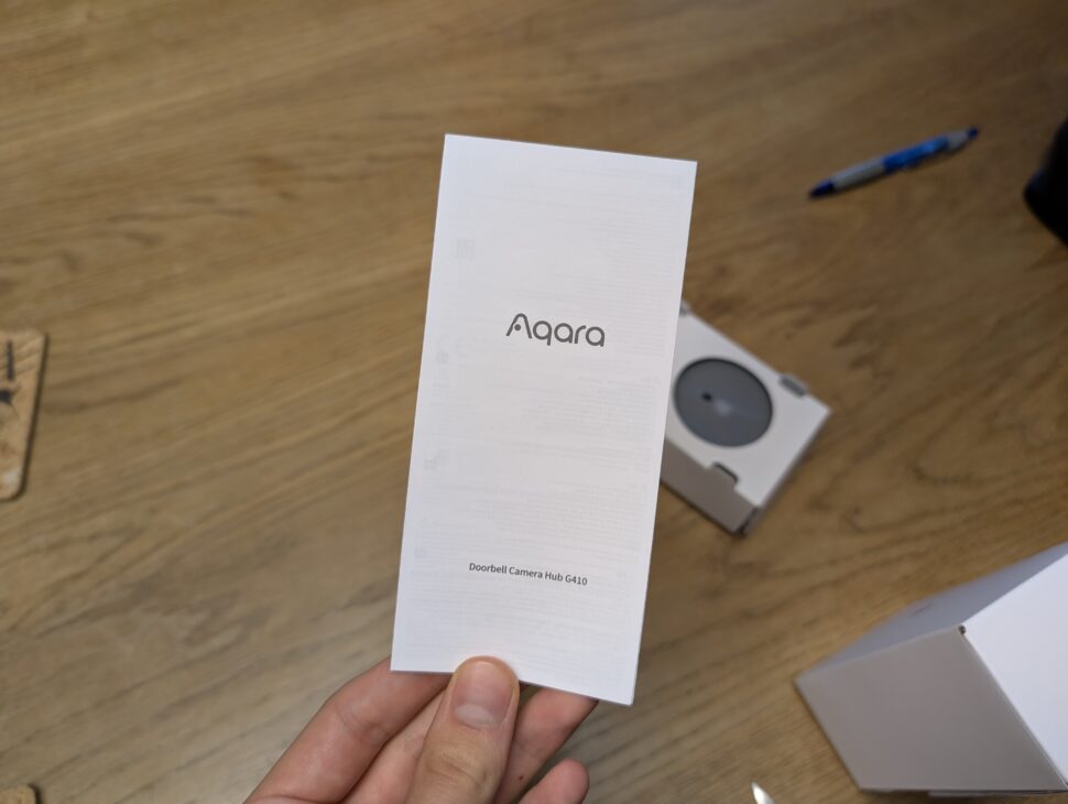 Aqara Doorbell Hub G410 Unboxing 4