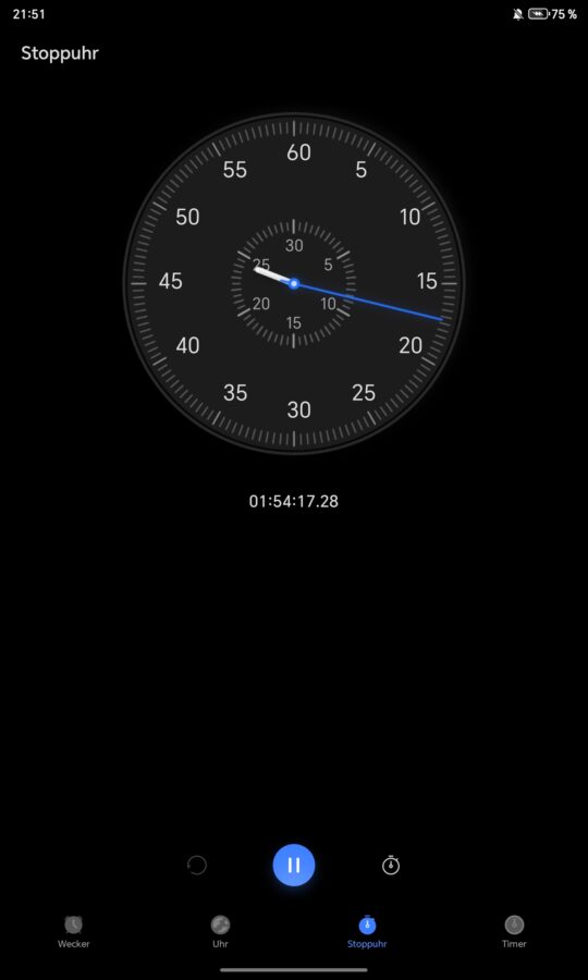 Honor Pad X9a charging 75