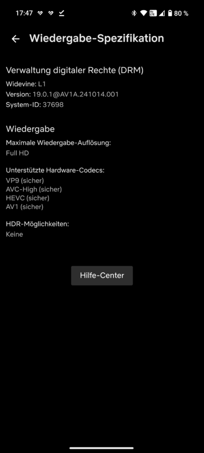 Nothing Phone 3 Test Screenshot Netflix