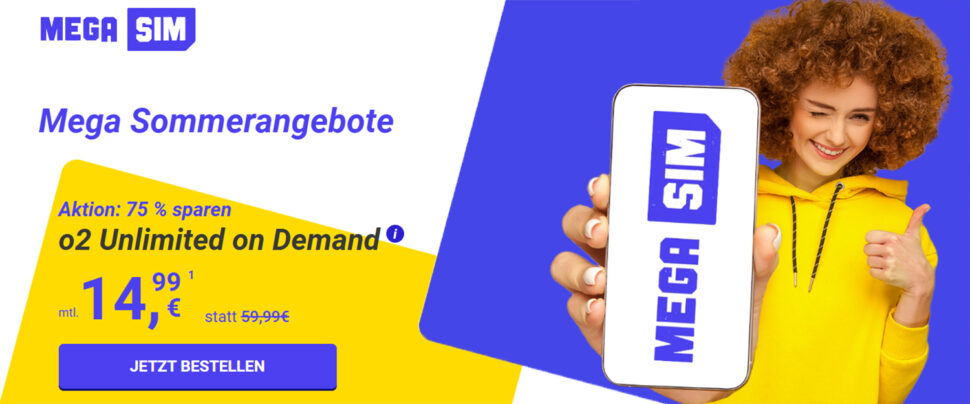 Mega SIM Deals O2 Juli 25