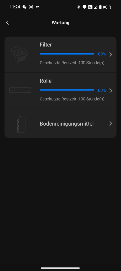 Roborock F25 Ace Test Screenshot App 4