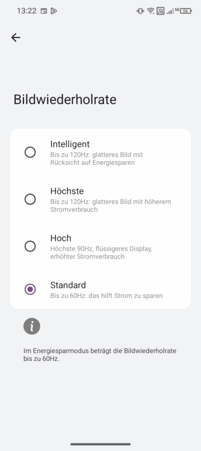 ulefone armor x16pro bildwiederholrate