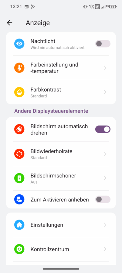 ulefone armor x16pro display settings