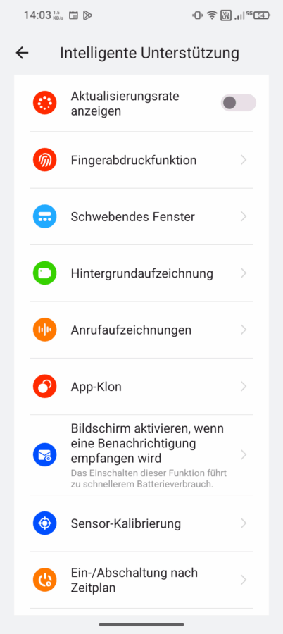 ulefone armor x16pro intelligente unterstuetzung 2