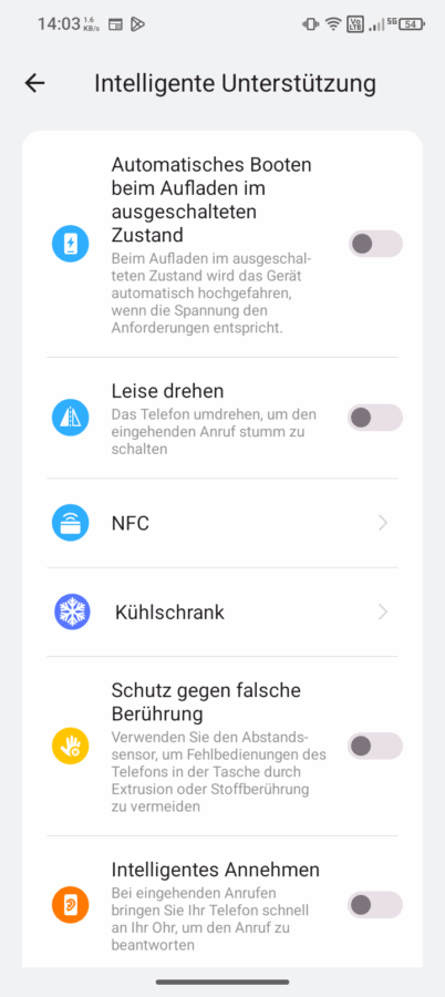 ulefone armor x16pro intelligente unterstuetzung