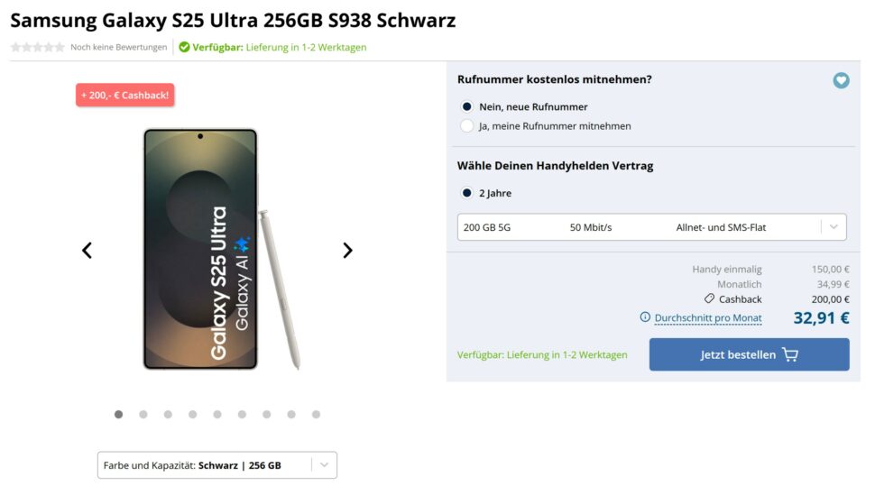 Samsung S25 Ultra Handyhelden July 25 3