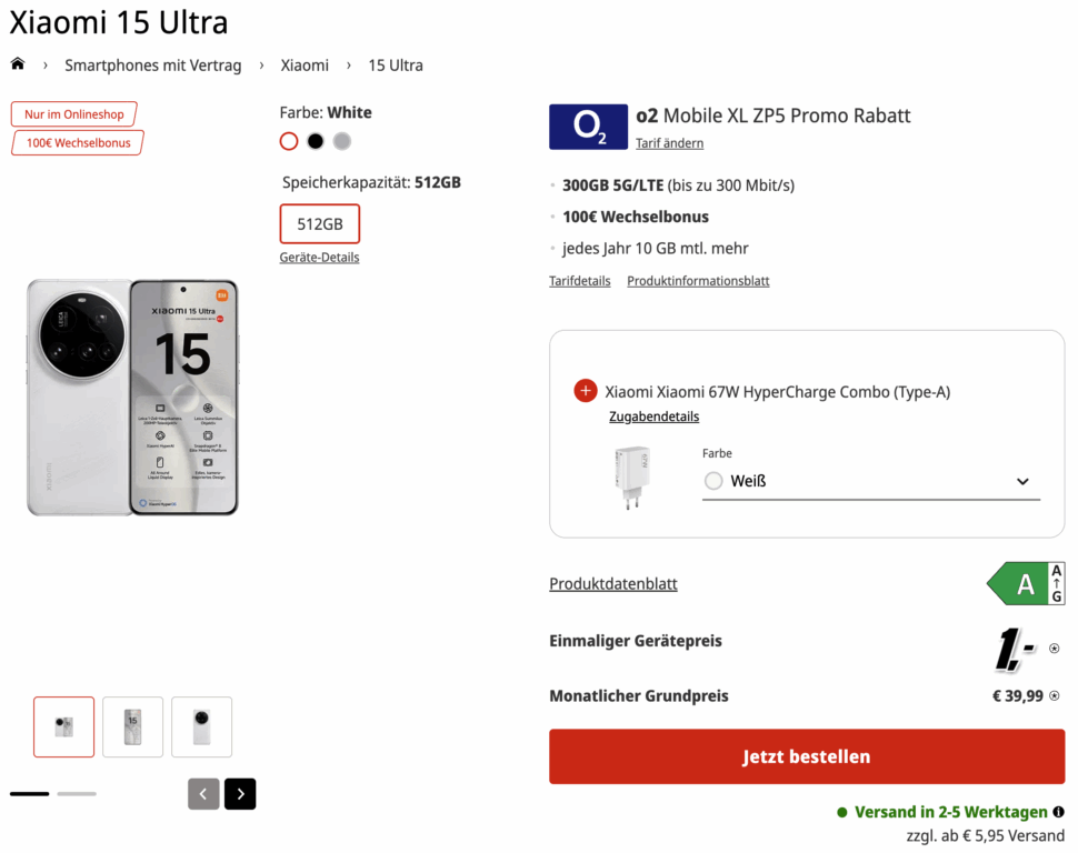 xiaomi 15 ultra vertragsdeal mediamarkt
