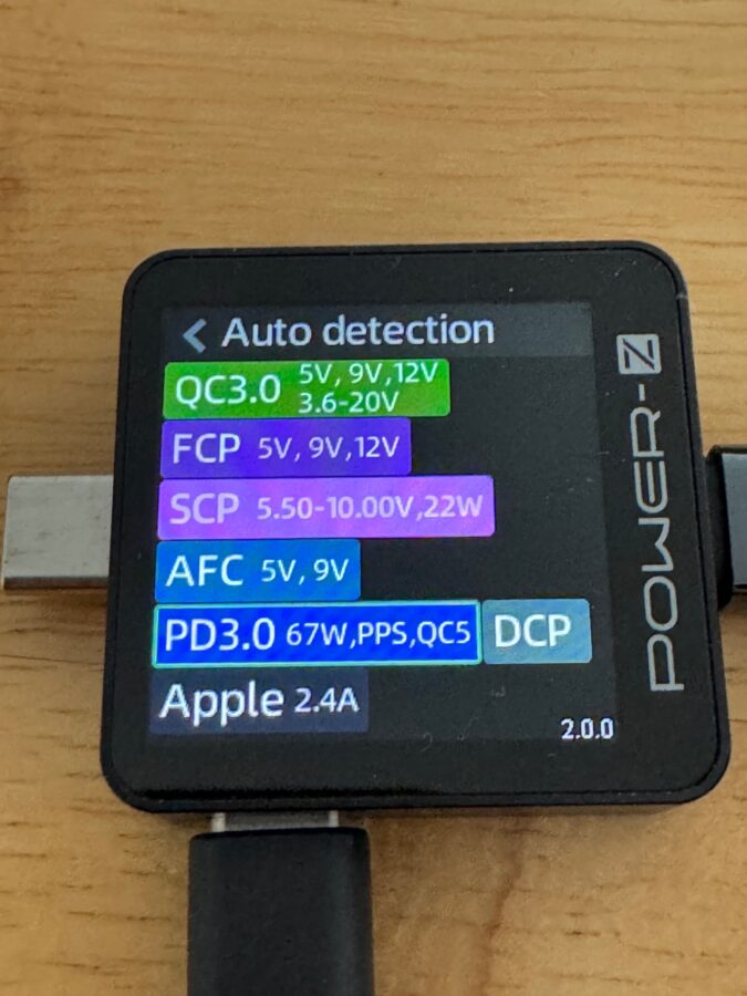 Baseus EnerCore 67W Charger Ladeprotokolle 1