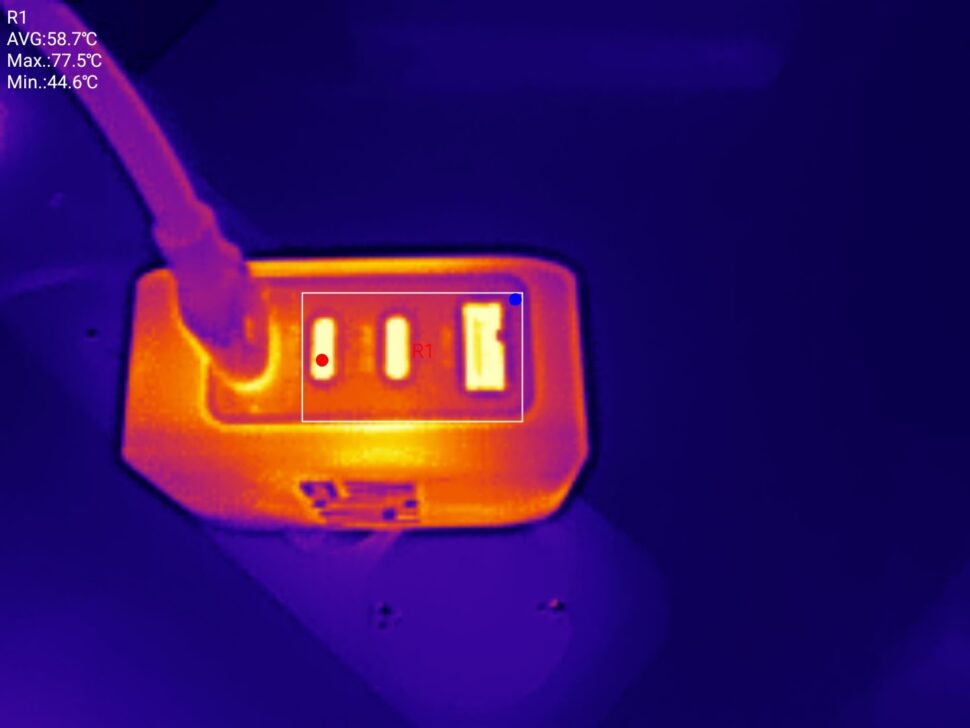 EcoFlow 140W Lader Temperaturen 1