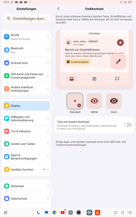 Blackview Active 12 Pro Display Settings 2