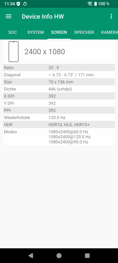 Cubot KingKong 11 Display 4