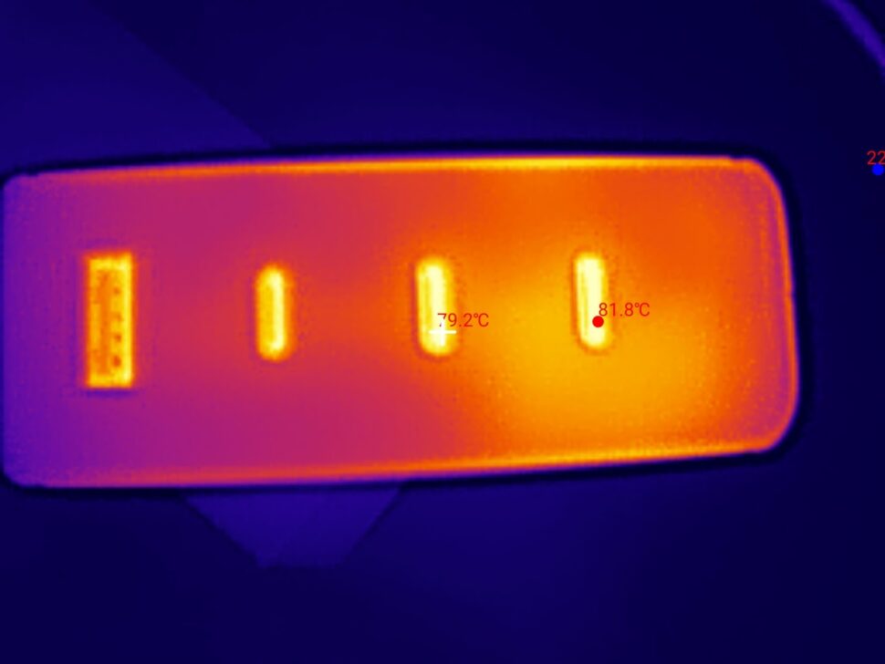 Cuktech 140W Lader Temperaturen 2