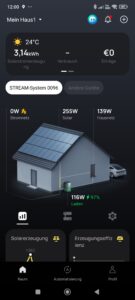 Ecoflow Stream Ultra X App Startseite 2