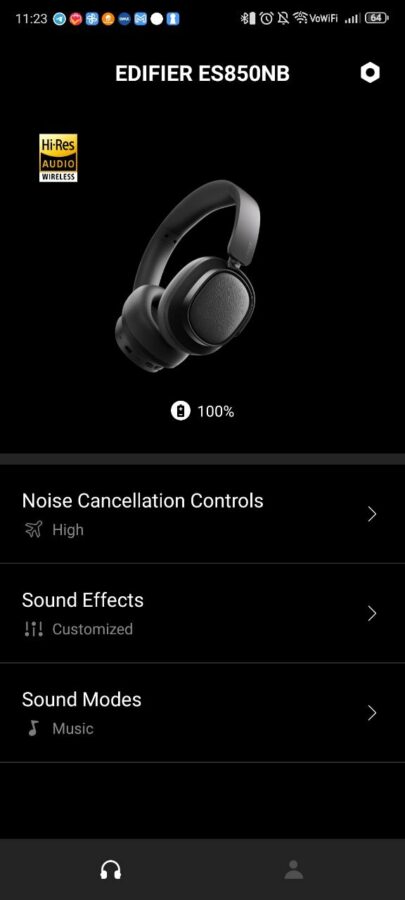 Edifier ES850NB Test App 9
