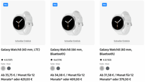 Smartwatch mit esim Artikel Modelle Aug 25 2