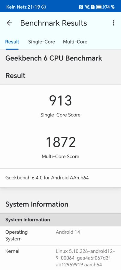 Test Honor 200 Smart Bench