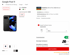 MediaMarkt Tarifwelt 11 Jahre Pixel 9 Aug 2025