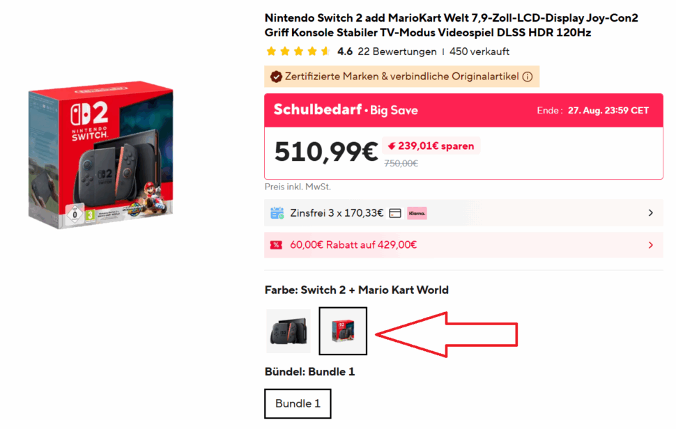 Nintendo Switch 2 AliExpress Deal Aug 25